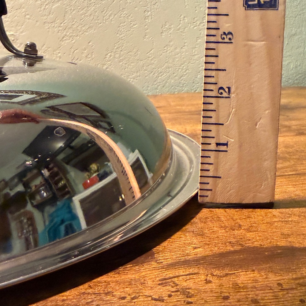 12 Inch Universal Stainless Steel Dome Lid with Glass Center and Steam Vent - Picture 4 of 5